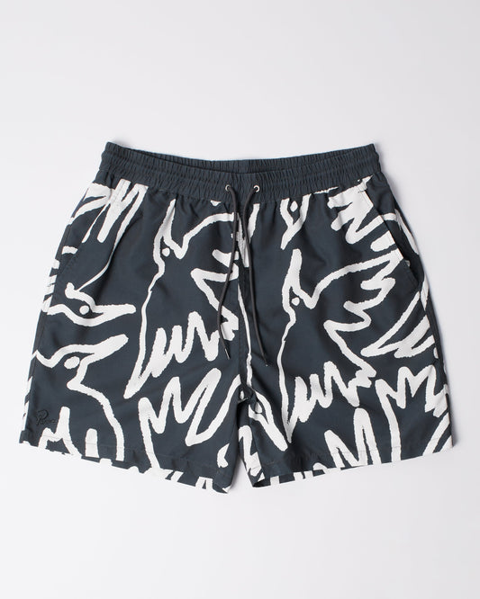 Birds fly free swim shorts