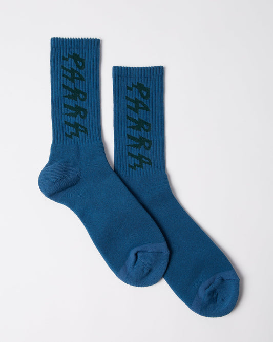 Spiked logo crew socks