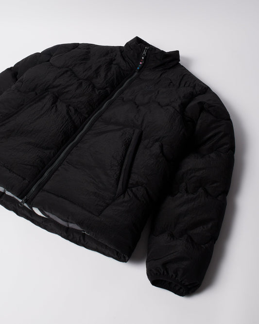 Wavy puffer jacket